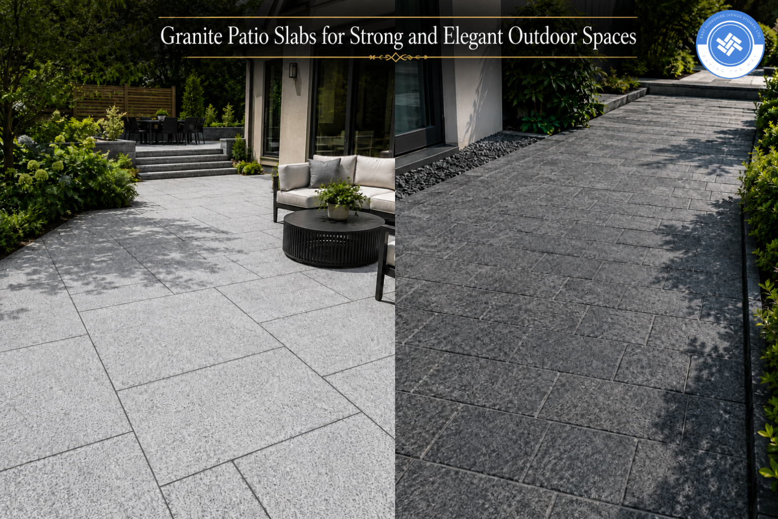 Granite Patio Slabs for Strong and Elegant Outdoor Spaces