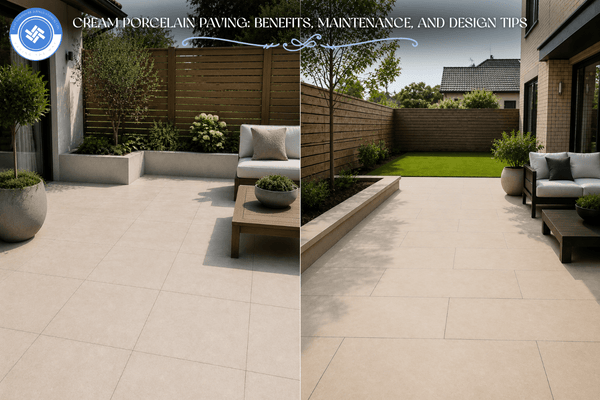 Cream Porcelain Paving: Benefits, Maintenance, and Design Tips - East Yorkshire Stone Ltd