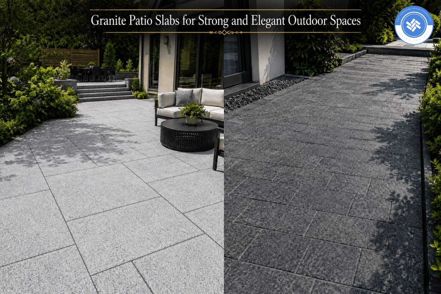 Granite Patio Slabs for Strong and Elegant Outdoor Spaces