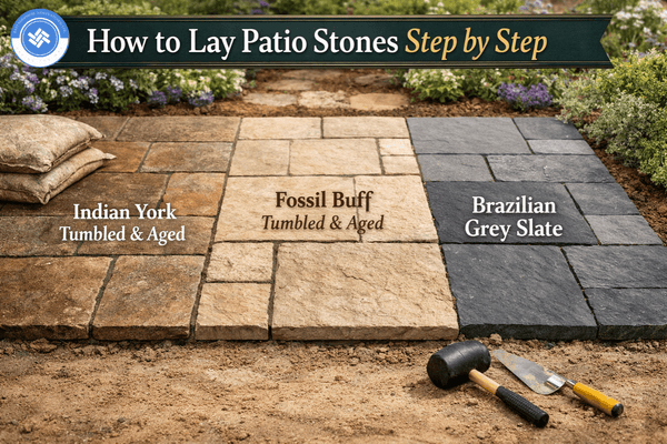 How to Lay Patio Stones Step by Step - East Yorkshire (Venus Stones) Ltd