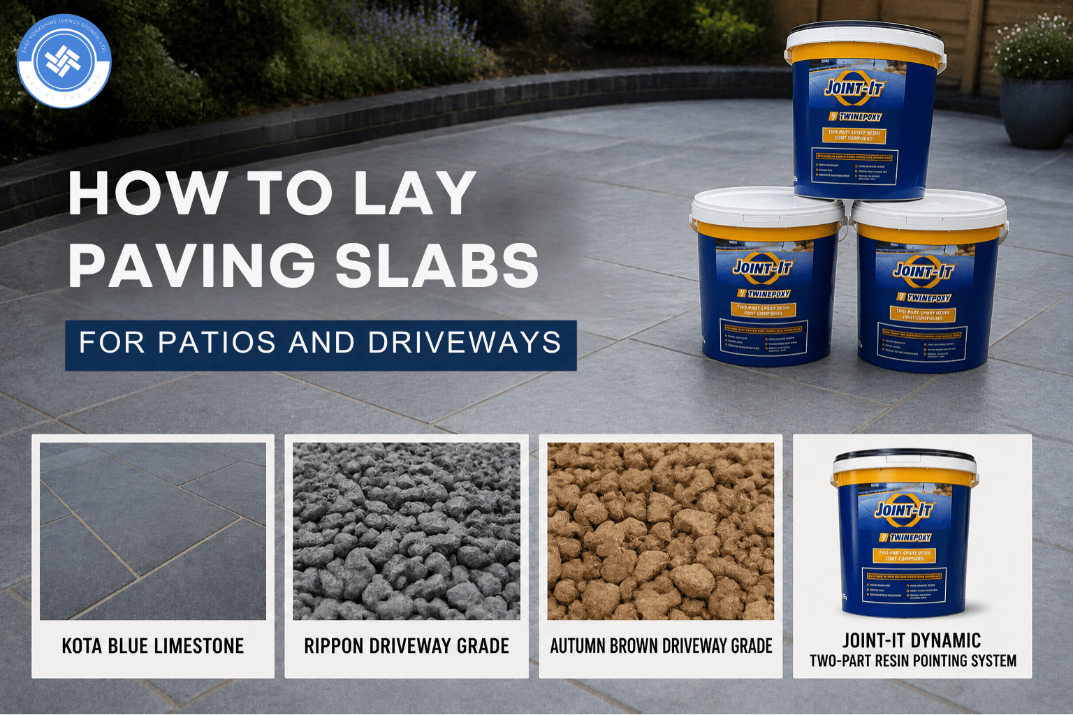 How to Lay Paving Slabs for Patios and Driveways