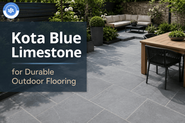 Kota Blue Limestone for Durable Outdoor Flooring - East Yorkshire Stone Ltd