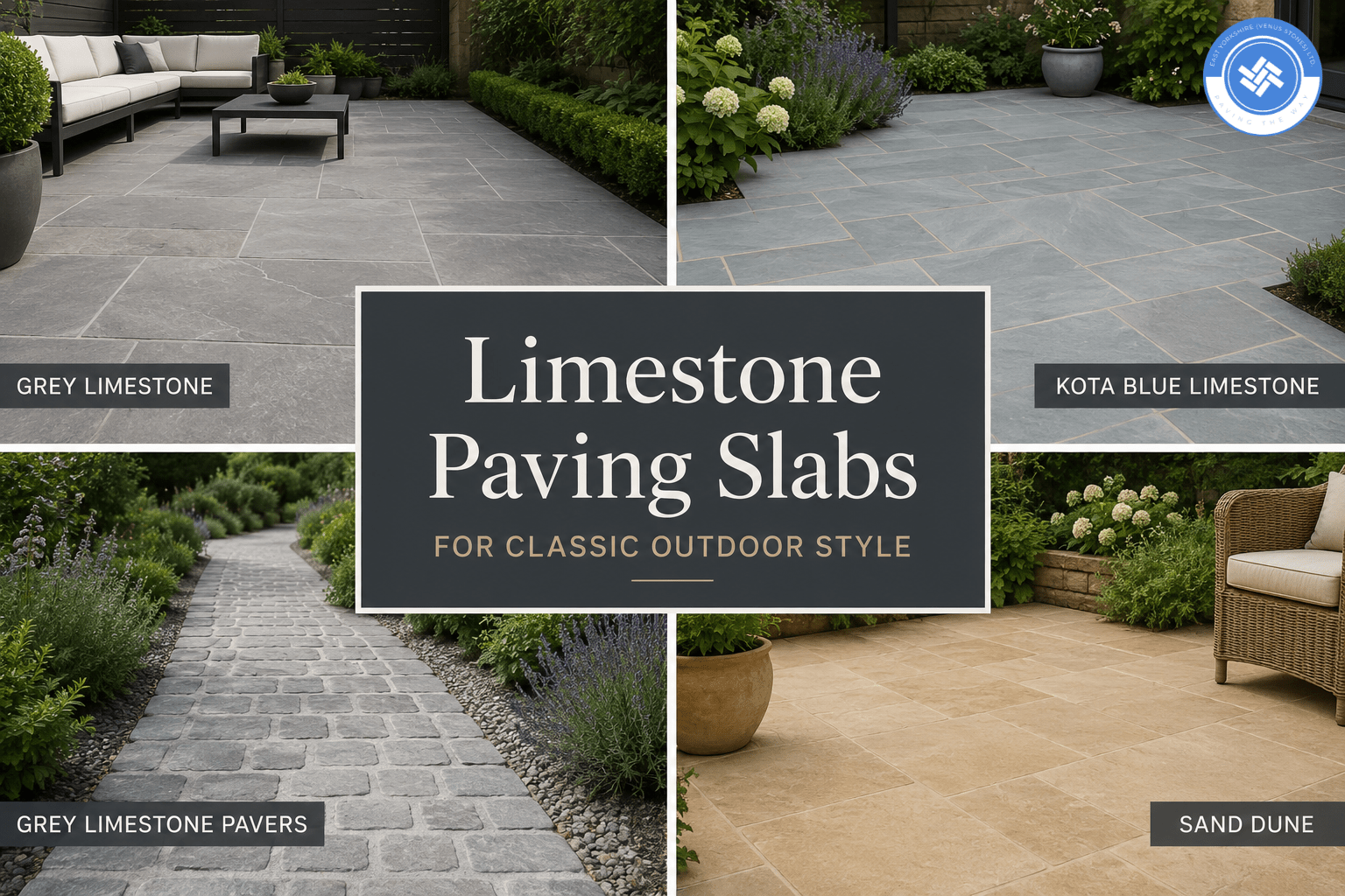 Limestone Paving Slabs for Classic Outdoor Style