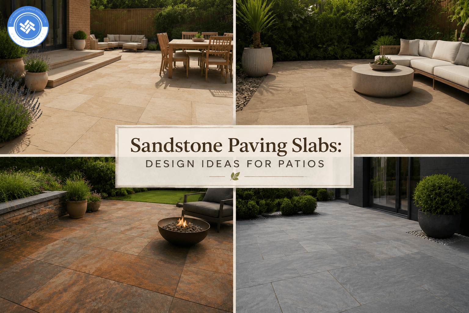 Sandstone Paving Slabs: Design Ideas for Patios