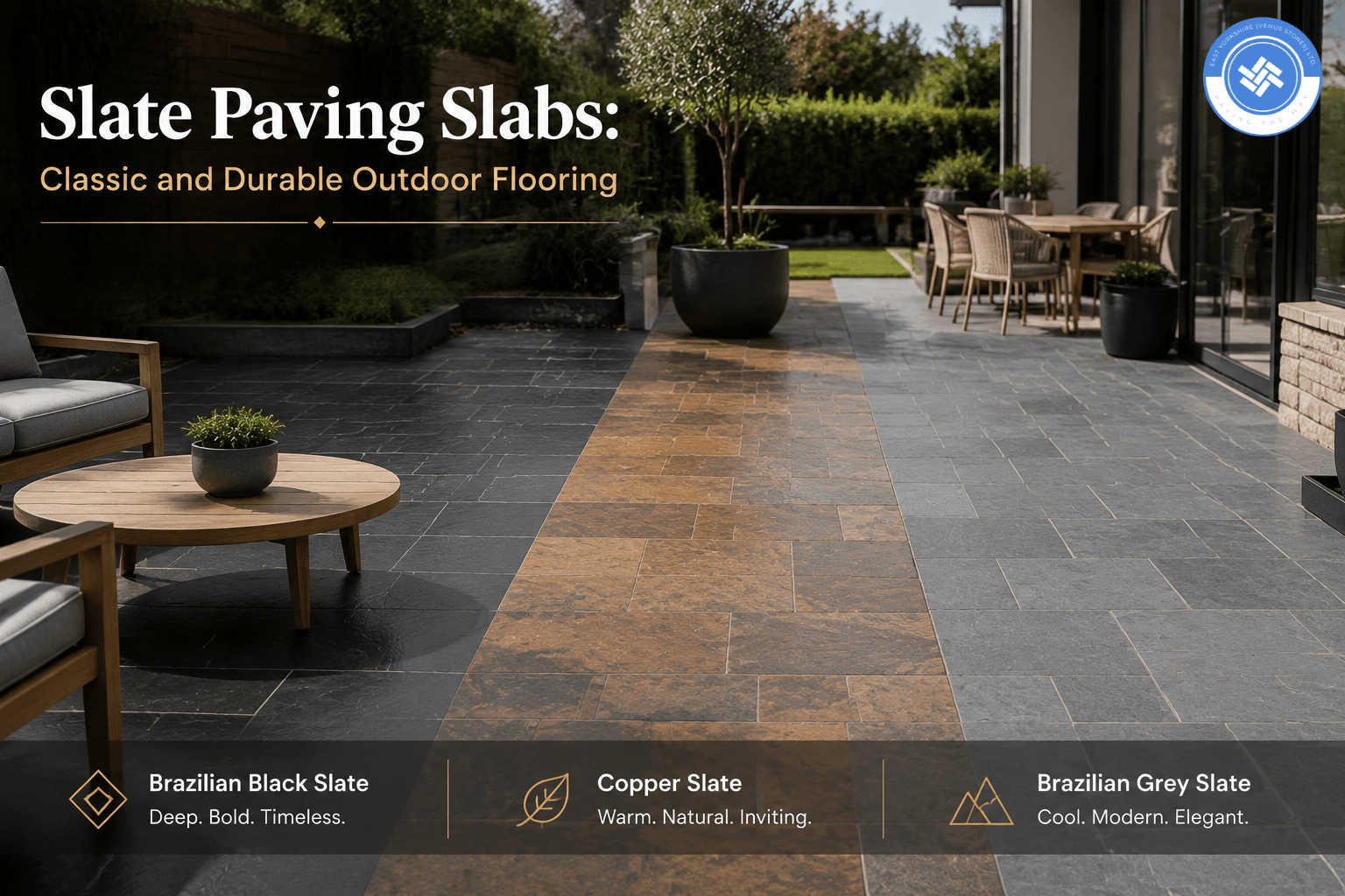 Slate Paving Slabs: Classic and Durable Outdoor Flooring