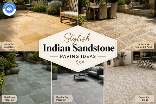 Stylish Indian Sandstone Paving Ideas - East Yorkshire Stone Ltd