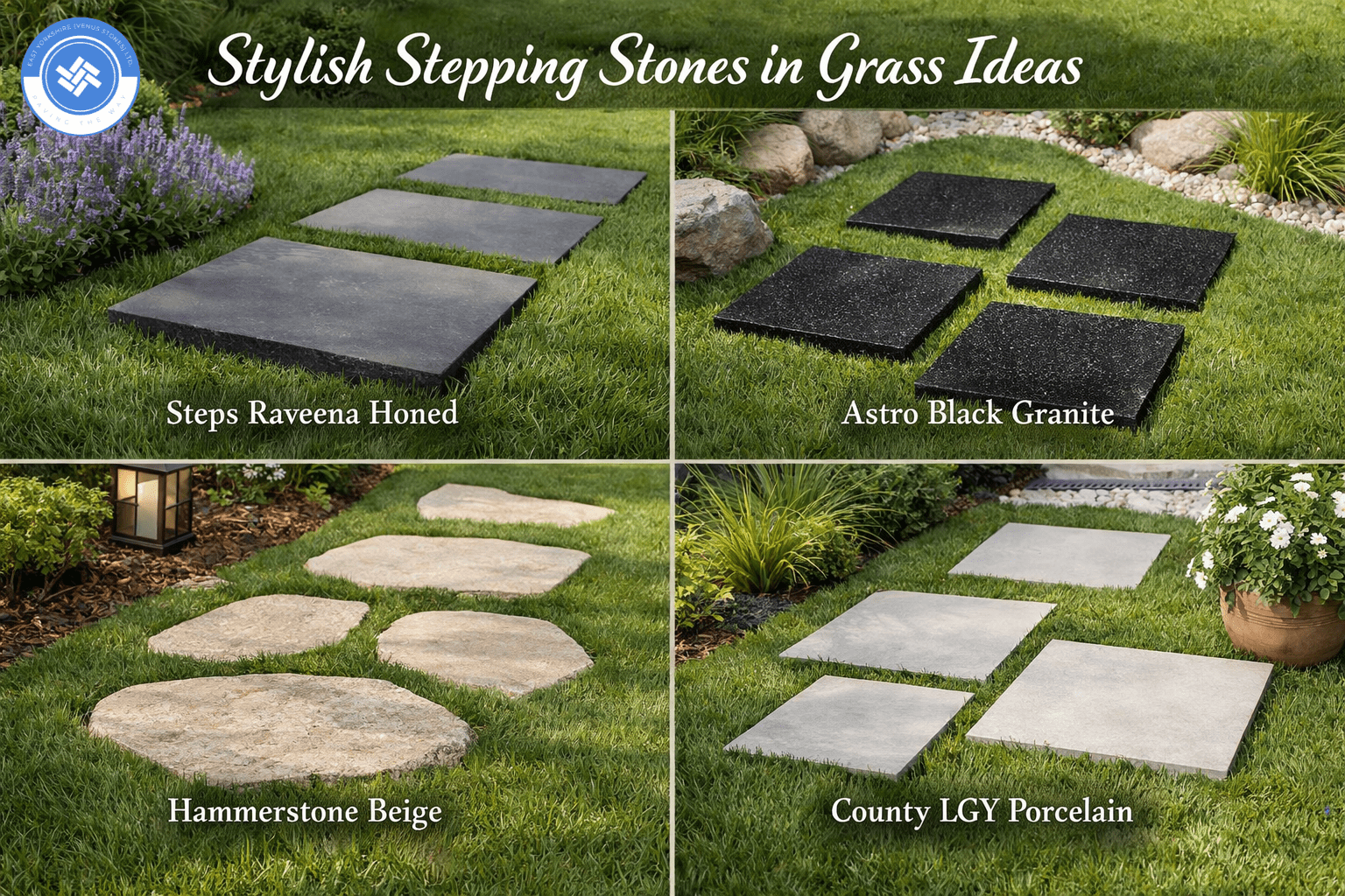Stylish Stepping Stones in Grass Ideas
