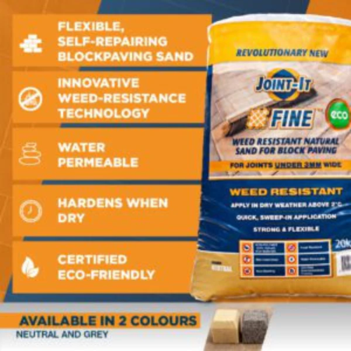 Joint-It Fine Paving Sand - Neutral - 20kg