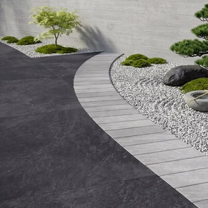 Kandla Grey Porcelain Cobbles - 100X200 (40-60mm)