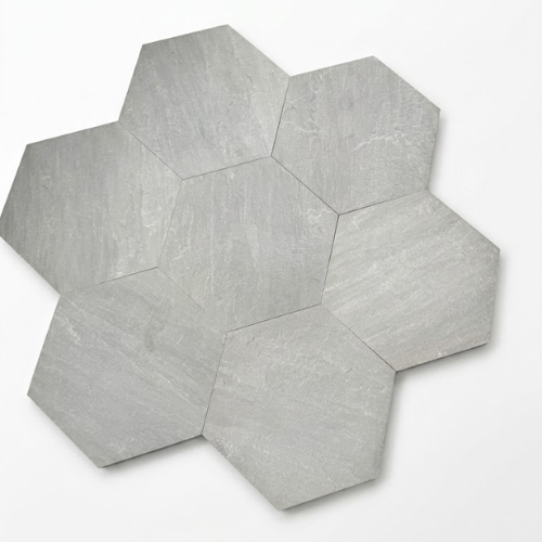 Kandla Grey Hexagon Porcelain
