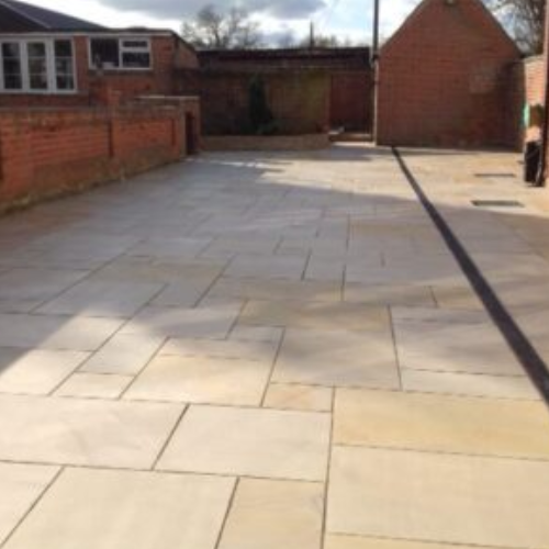 Fossil Buff Sawn & Honed