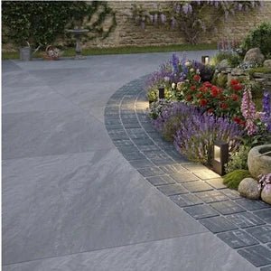 County Anthracite Black Cobbles - 100X100 (20mm)
