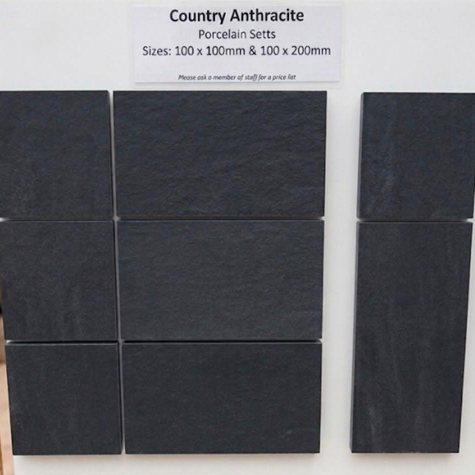 County Anthracite Black Cobbles - 100X200 (20mm) - East Yorkshire Stone Ltd