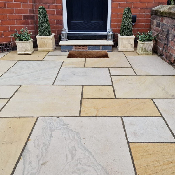 Fossil Buff Sawn & Honed - 600X900 (22mm) - East Yorkshire Stone Ltd