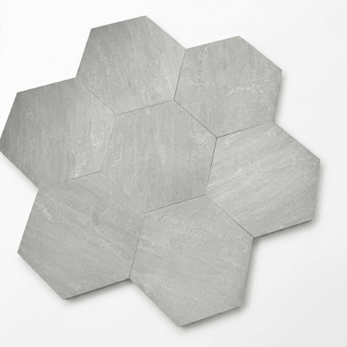 Kandla Grey Hexagon Porcelain - East Yorkshire Stone Ltd