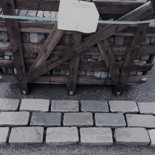 Kandla Grey Sandstone Cobbles - East Yorkshire Stone