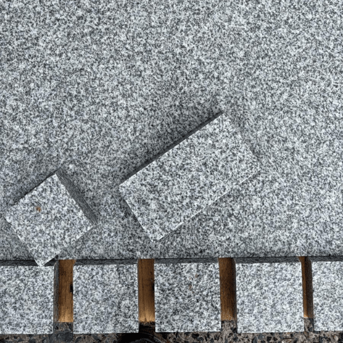 Silver Grey Granite Cobbles - East Yorkshire Stone