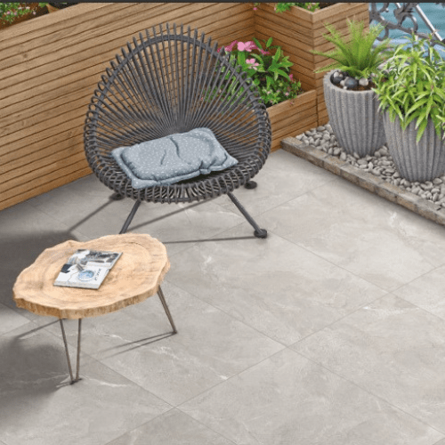 Soft Stone Grey Porcelain Sample - East Yorkshire Stone Ltd
