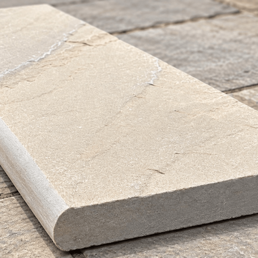 Steps Raj Green Natural 900x350 (40mm) (per piece) - East Yorkshire Stone Ltd