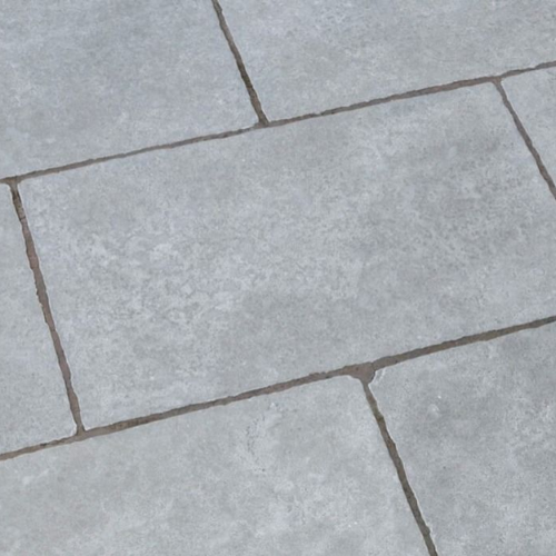 Grey Limestone Tumbled & Brushed