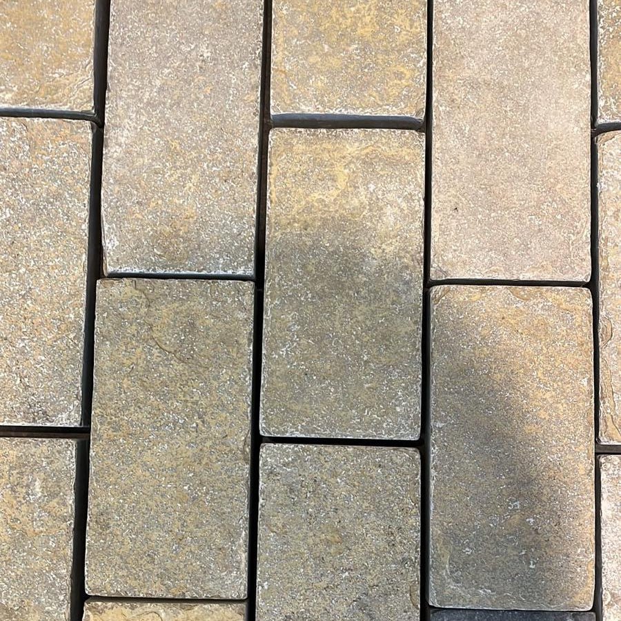 Yellow Limestone Pavers - 200x50 (40mm)